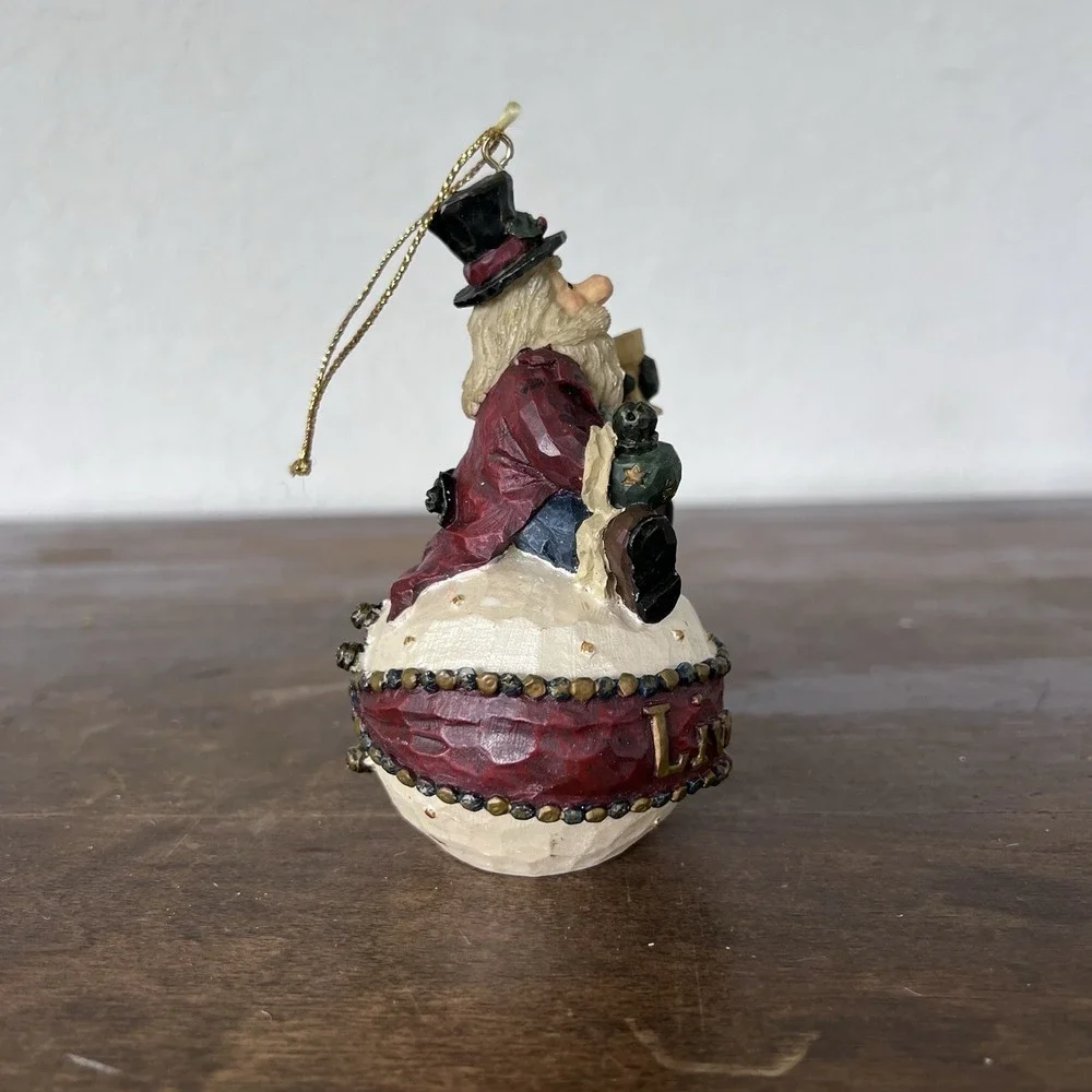 BOYDS CARVERS CHOICE SANTA CHRISTMAS ORNAMENT‎ RITZNICK LIVE WELL 1999
